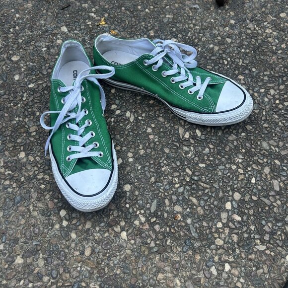 Converse Chuck Taylor All Stars Men's Green Low Top Skate Sneakers Size 12 - Picture 7 of 7